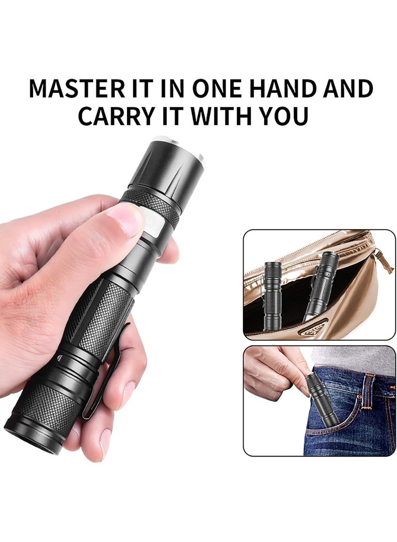 ZABGALTHO Flashlight Rechargeable LED 15000 High Lumens Flash Light, Super Bright Flashlight Powerful 30W LED, Type-C, Charging Port Tactical Flashlights High Lumens, for Home Camping Hiking - Image 2